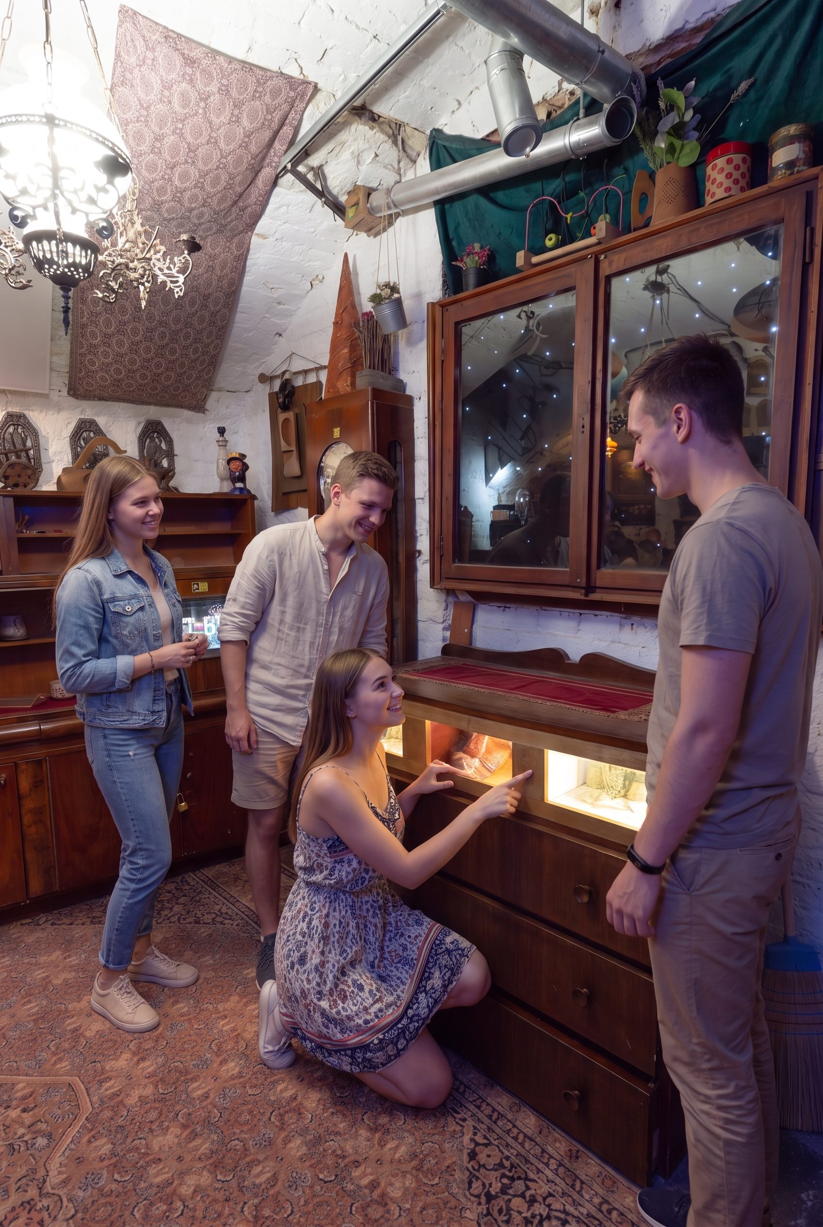 Az Időcsapda belső tere – Erzsébet körút 17.